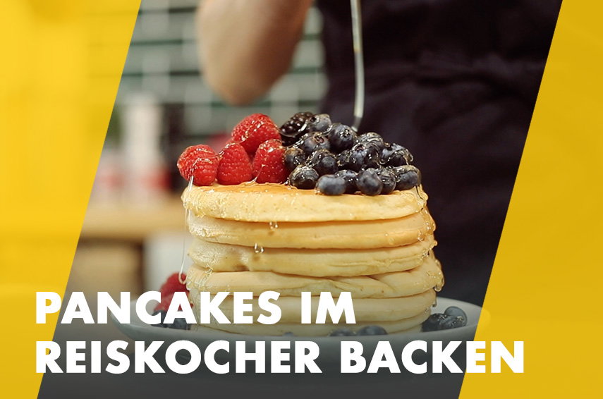 Pancakes im Digitalen Mini Reiskocher